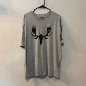 Meat Eater Gray Graphic T-Shirt